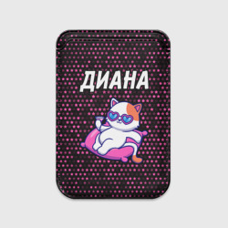 Картхолдер Magsafe магнитный Диана + кошечка + Звезды