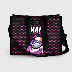 Сумка-шоппер 3D Диана + кошечка + Звезды