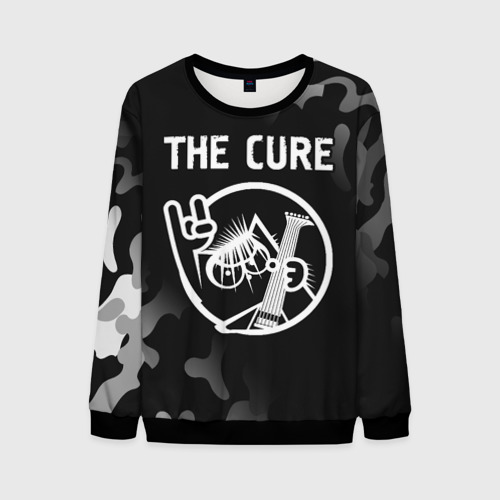 Мужской свитшот 3D The Cure | КОТ | Камуфляж, цвет черный