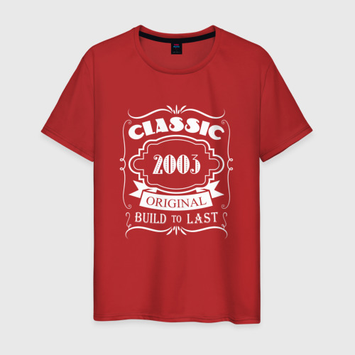 Мужская футболка хлопок 2003 / Classic, цвет красный