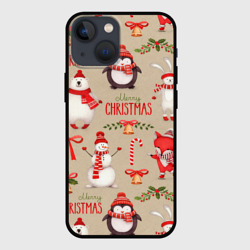 Чехол для iPhone 13 mini Счастливого рождества merry christmas