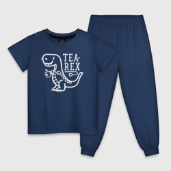 Детская пижама хлопок Чайназавр Tea-Rex