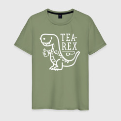 Мужская футболка хлопок Чайназавр Tea-Rex
