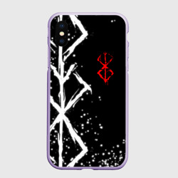 Чехол для iPhone XS Max матовый Берсерк - клеймо жертвы