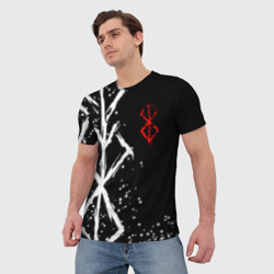 Мужская футболка 3D Берсерк - клеймо жертвы - фото 2
