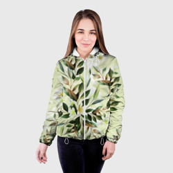 Женская куртка 3D Цветы Липовый Сад - фото 2