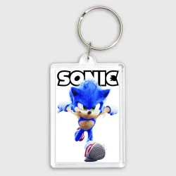 Брелок прямоугольный 35*50 Sonic the Hedgehog 2