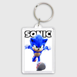 Брелок прямоугольный 35*50 Sonic the Hedgehog run