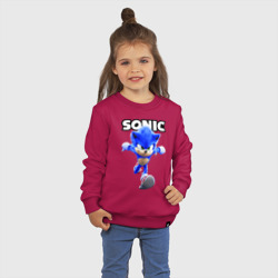 Детский свитшот хлопок Sonic the Hedgehog run - фото 2