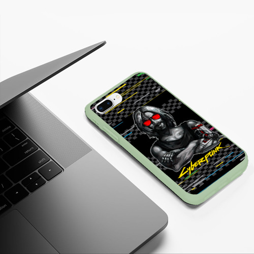 Чехол для iPhone 7Plus/8 Plus матовый с принтом Johnny    Cyberpunk2077, фото #5