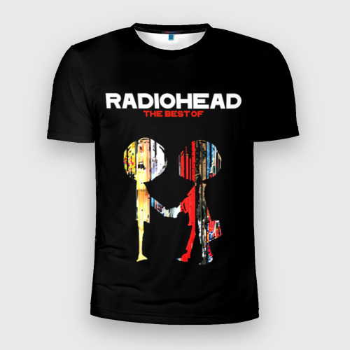 Мужская футболка 3D Slim Radiohead The best, цвет 3D печать