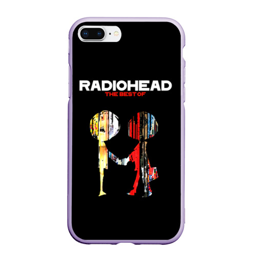 Чехол для iPhone 7Plus/8 Plus матовый с принтом Radiohead The BEST, вид спереди #2