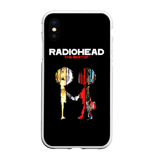 Чехол для iPhone XS Max матовый Radiohead The best, цвет белый