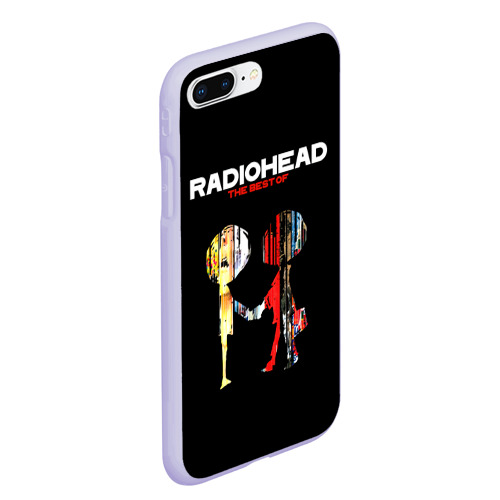 Чехол для iPhone 7Plus/8 Plus матовый с принтом Radiohead The BEST, вид сбоку #3