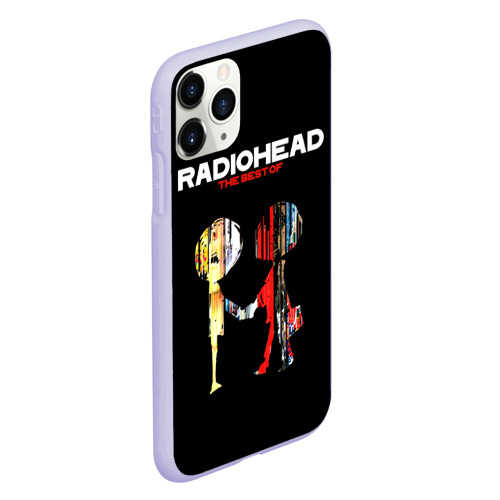 Чехол для iPhone 11 Pro матовый Radiohead The best, цвет светло-сиреневый - фото 3