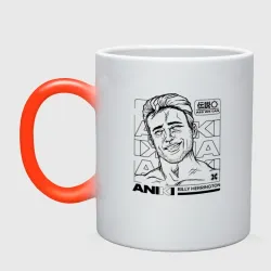 Кружка хамелеон Aniki billy Herrington ass We can