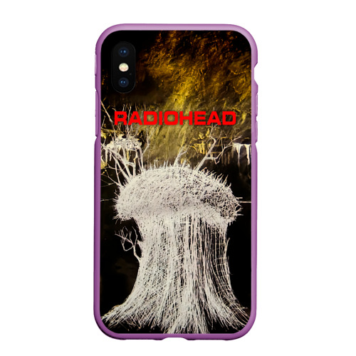 Чехол для iPhone XS Max матовый College EP - Radiohead, цвет фиолетовый