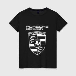 Женская футболка хлопок Porsche design [FS]