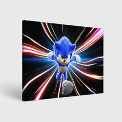 Холст прямоугольный Speed Sonic