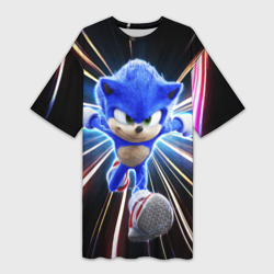 Платье-футболка 3D Speed Sonic