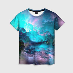 Женская футболка 3D Морской шторм