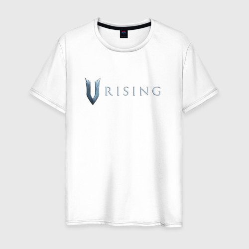 Мужская футболка хлопок V Rising logo