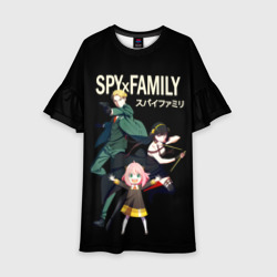 Детское платье 3D Spy family Семья Шпиона, персонажи