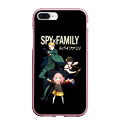 Чехол для iPhone 7Plus/8 Plus матовый Spy family Семья Шпиона, персонажи