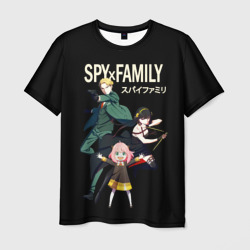 Мужская футболка 3D Spy family Семья Шпиона, персонажи