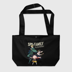 Пляжная сумка 3D Spy family Семья Шпиона, персонажи