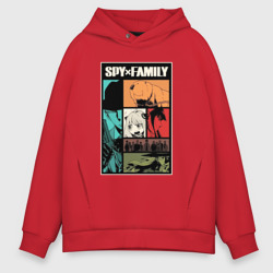 Мужское худи Oversize хлопок Spy Family Семья Шпионов