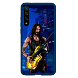 гитарист  Johnny cyberpunk2077 – Чехол для Xiaomi Redmi Mi A3 с принтом купить