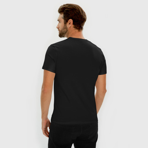 Мужская футболка хлопок Slim This is a designer T-Shirt Типография, цвет черный - фото 4