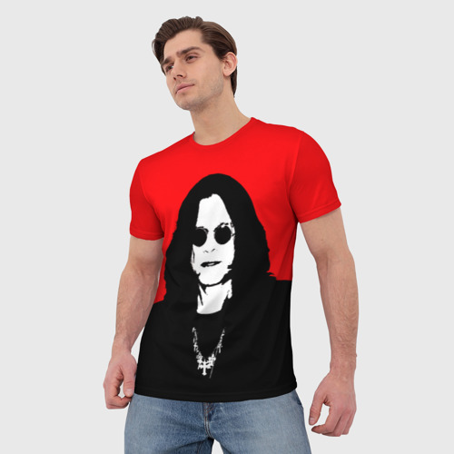 Мужская футболка 3D Ozzy Osbourne Оззи Осборн, цвет 3D печать - фото 3