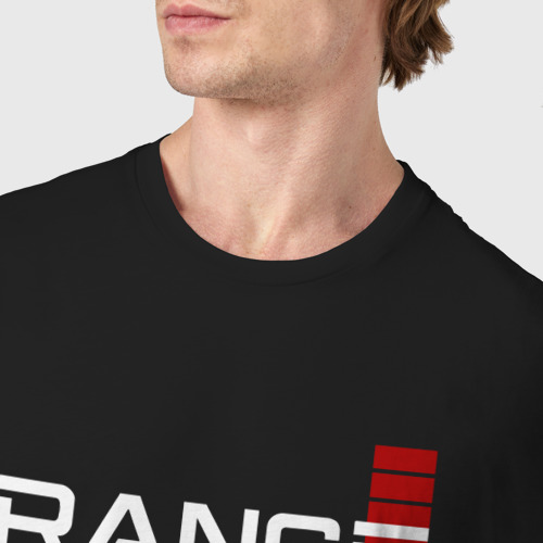 Мужская футболка хлопок с принтом RANGE ROVER LAND ROVER, фото #4