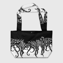 Пляжная сумка 3D В щупальцах осьминога