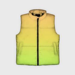 Детский жилет утепленный 3D Gradiend yellow-green