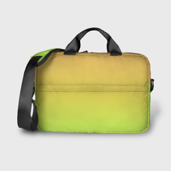 Сумка для ноутбука 3D Gradiend yellow-green