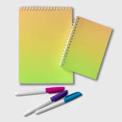 Блокнот Gradiend yellow-green