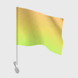 Флаг для автомобиля Gradiend yellow-green