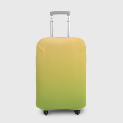 Чехол для чемодана 3D Gradiend yellow-green