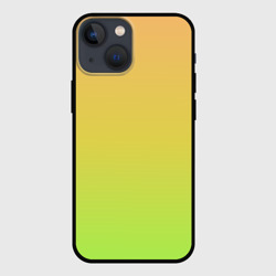 Чехол для iPhone 13 mini Gradiend yellow-green