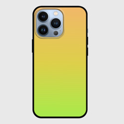 Чехол для iPhone 13 Pro Gradiend yellow-green