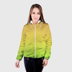 Женская куртка 3D Gradiend yellow-green - фото 2