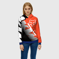 Женская толстовка 3D FOX X KTM Сollaboration - фото 2