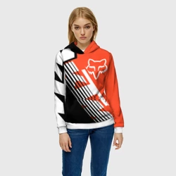 Женская толстовка 3D FOX X KTM Сollaboration - фото 2