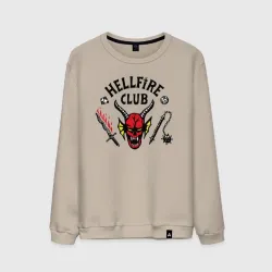 Мужской свитшот хлопок Hellfire Club Stranger Things 4
