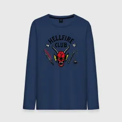 Мужской лонгслив хлопок Hellfire Club Stranger Things 4