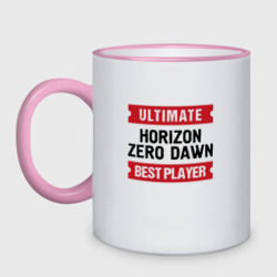 Кружка двухцветная Horizon Zero Dawn и таблички Ultimate и Best Player