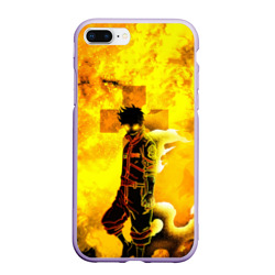 Чехол для iPhone 7Plus/8 Plus матовый Пламенная бригада пожарных, fire force